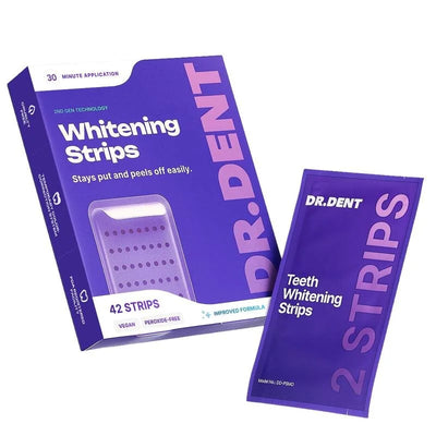 DR DENT™ Purple Whitening Strips Angle 3