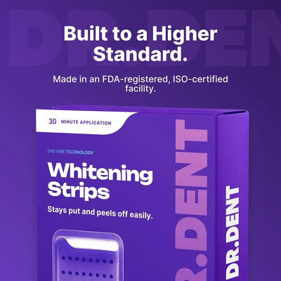 DR DENT™ Purple Whitening Strips Angle 4