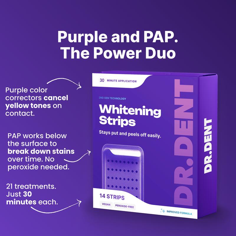 Dentley™ Purple Whitening Strips