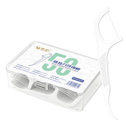 Disposable Dental Floss Sticks 50-Pack