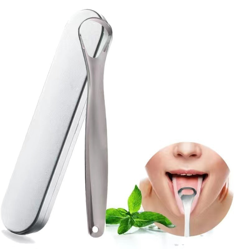 Stainless Steel Tongue Scraper Oral Cleaner