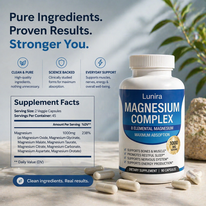 Lunira™ Magnesium Complex for Blood Sugar Support