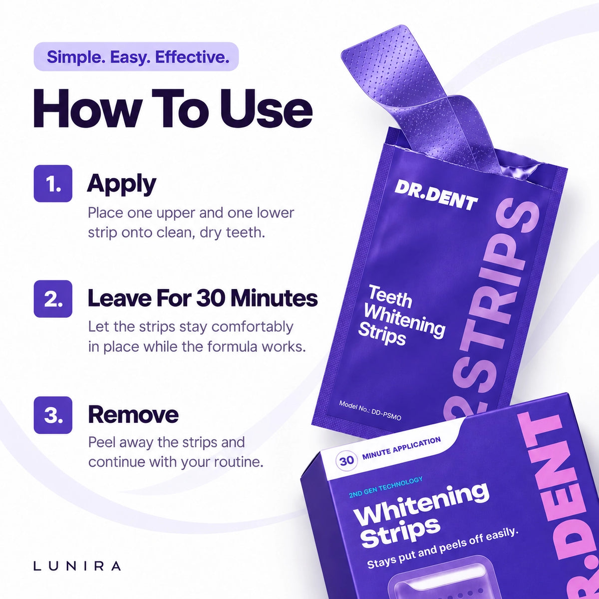 DR Dent Whitening Strips