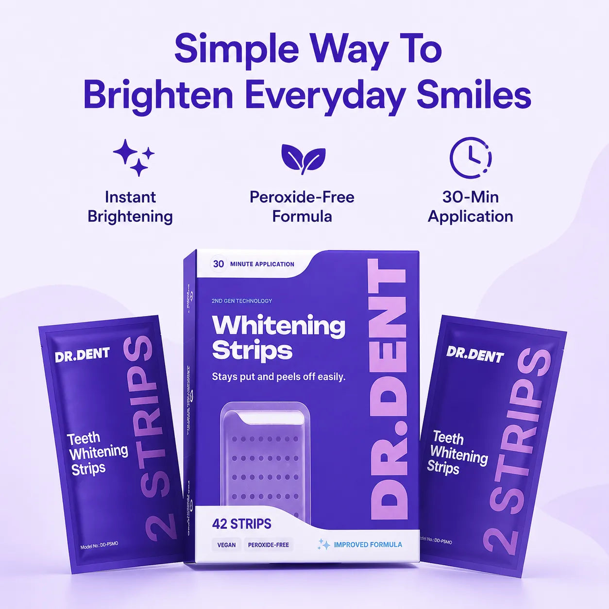 DR DENT™ Purple Whitening Strips Master